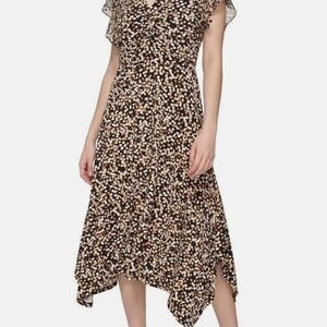 Elegant Black and Cream Women's Dress